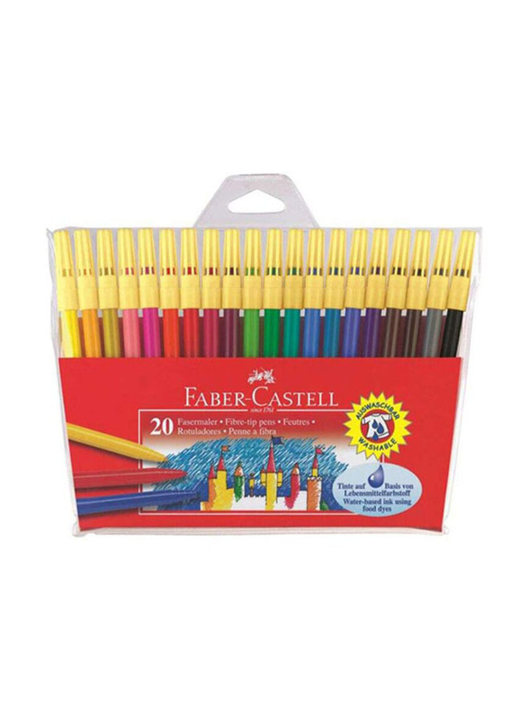 Faber-Castell Colour Pen Set, 20 Pieces, Multicolour