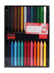Faber-Castell Grip Erasable Crayons, 24 Pieces, Multicolour