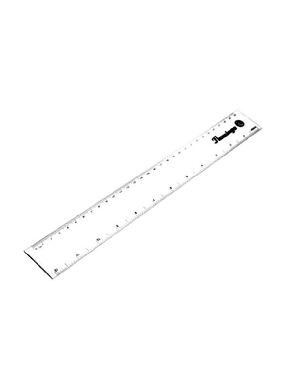 Flamingo Ruler Scale, Clear/Black