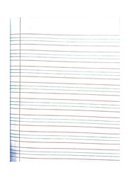 Paperline 4 Line English Ruling Exercise Book, 100 Sheets, A5 Size, Red