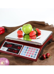 Camry Commercial Grocery Scale, Red