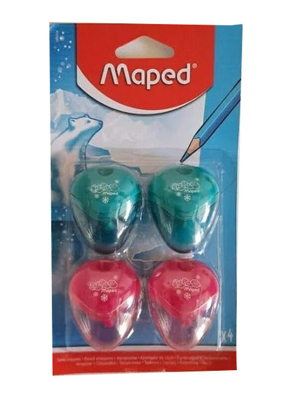 

Maped 4-Piece Igloo Sharpener, Assorted Colours