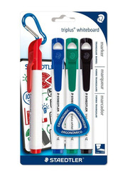 Staedtler 4-Piece Triplus Whiteboard Marker Set, Multicolour