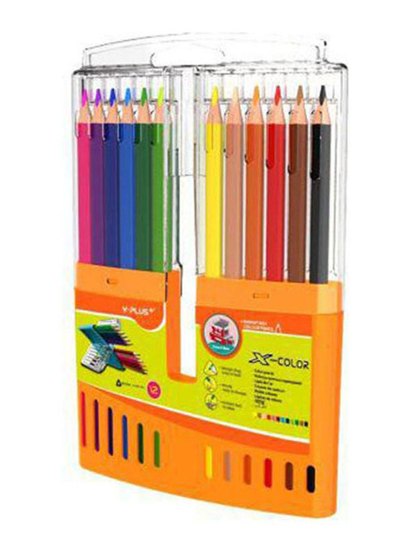 

Y Plus+ Coloured Pencils Set, 12 Pieces, Multicolour