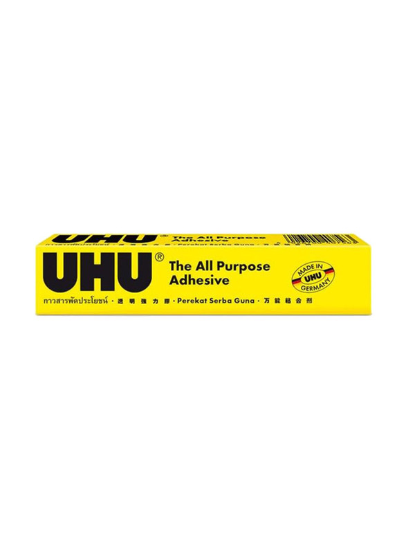 UHU All Purpose Adhesive Set, 20ml, 12 Pieces, Yellow/Black