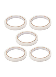 Double Sided Adhesive Packaging Tape Set, 5 Pieces, White