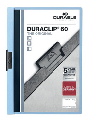 Durable Duraclip File Set, 25 Pieces, A4 Size, Blue/Black