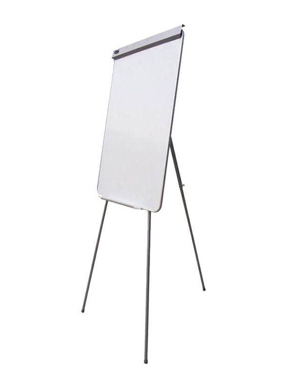 Partner Flip Chart Tripod Stand, White/Silver