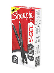 Sharpie 12-Piece 0.7mm Tip Medium Point S-Gel Ink Pens, Multicolour