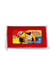 Kiddy Clay Modelling Clay, 500gm, Red