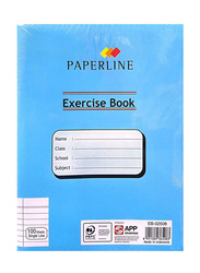 Paperline Single Line Exercise Book, 100 Sheets, Assorted Colour