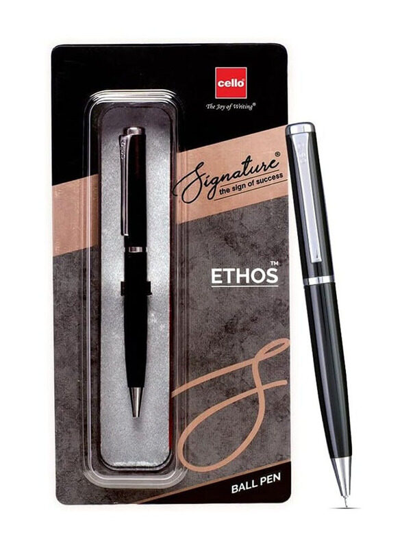 

Cello Signature Carbon Ball Pen, Blue