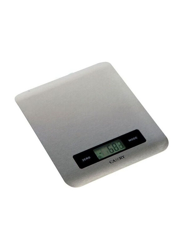 

Camry 5 Kg Stainless Steel Capacity Slim Kitchen Scale, Silver/Black