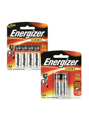 Energizer 1.5V Max AA Batteries, 6 Pieces, Multicolour
