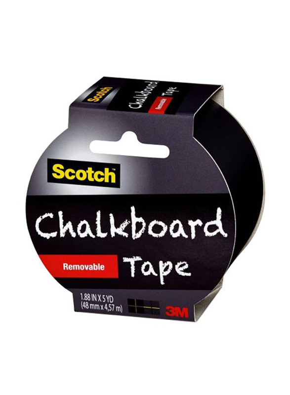 3M Scotch Chalkboard Removable Tape, Black