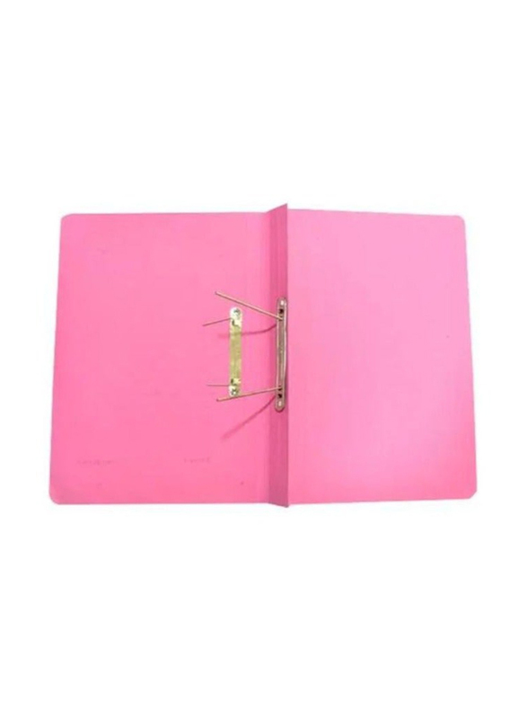 

Generic Spring File Folder for A4 Documents Filing, 50 Pieces, Pink