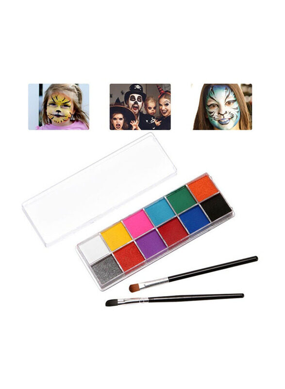 

Generic Professional Face Paint Kit, 14 Pieces, Multicolour