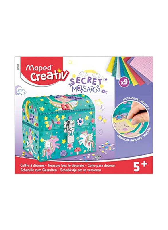 Maped Creativ Secret Mosaics Jewellery Box Sticker Set, Multicolour