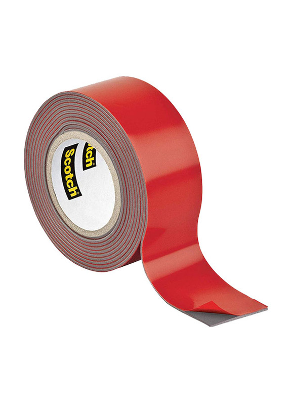 3M Scotch Outdoor Mounting Tape, Red