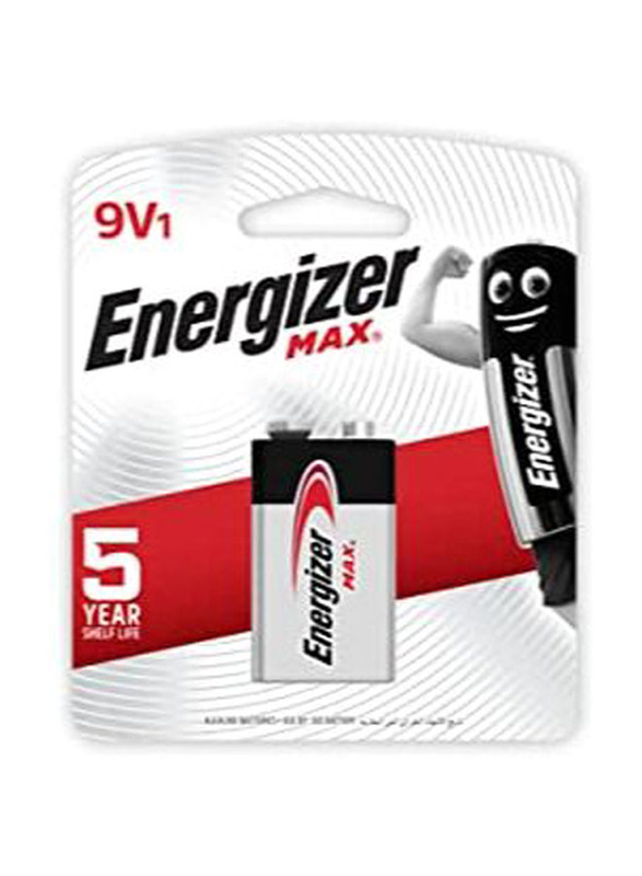 

Energizer 9V Max Battery, Black/Silver