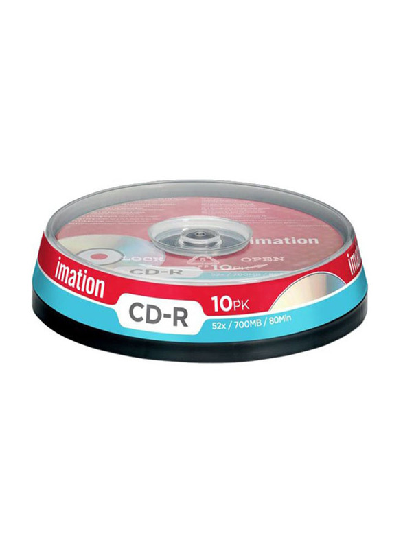 Imation CD-R Discs Spindle, 10 Pieces, Multicolour