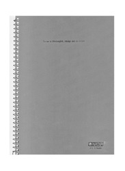 Partner Single Line Notebook, A4 Size, Grey