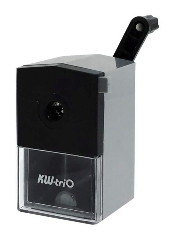 

Kw-trio Desk Pencil Sharpener, Grey/Black/Clear