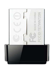 Tp-Link TL-WN725N 150 Mbps Wireless N Nano USB Adapter, Black/Silver