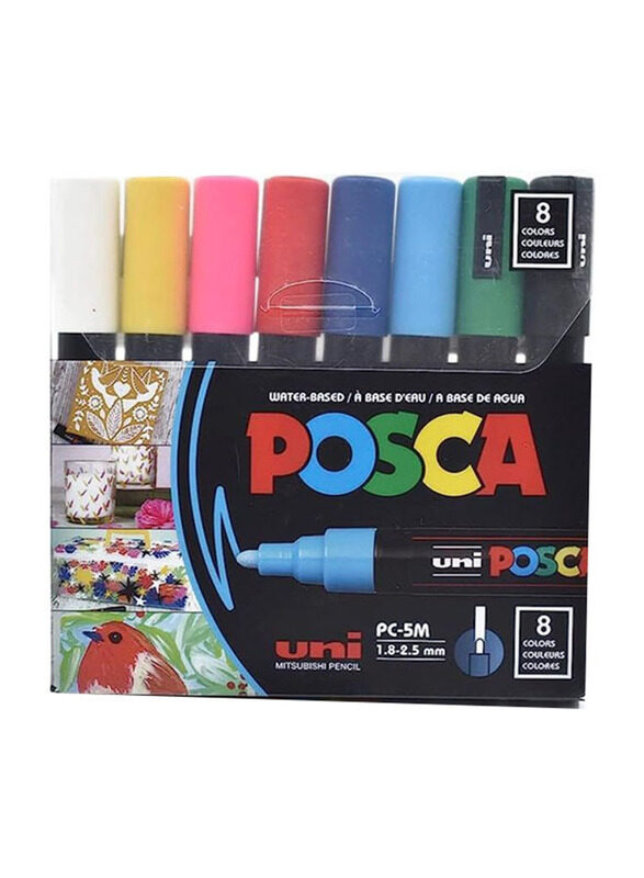 Posca 1.8-2.5 mm Paint Marker, PC-5M, Multicolour