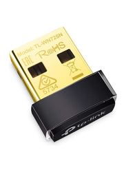 TP-Link TL-WN725N 150Mbps Nano USB 2.0 Wi-Fi Adapter, Gold/Black