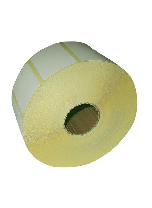 Thermal Barcode Label Sticker Roll Set, 5 Pieces, White