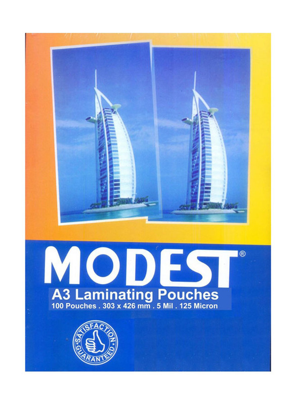 Modest A3 Laminating Pouch, Multicolour