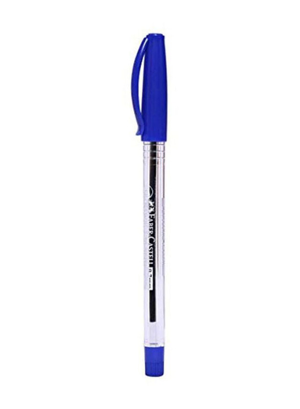 Faber-Castell 50-Piece Ball Pen Set, Blue
