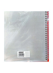 Partner Spiral Notebook Squared Ruling, 4 Pieces, A4 Size, Multicolour