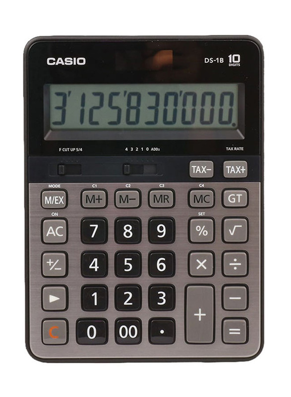 Casio 10-Digit Financial And Business Calculator, Grey/Black