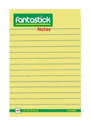 Fantastick Post It Sticky Notes, 100 Sheets, 4 x 6 inch, Yellow