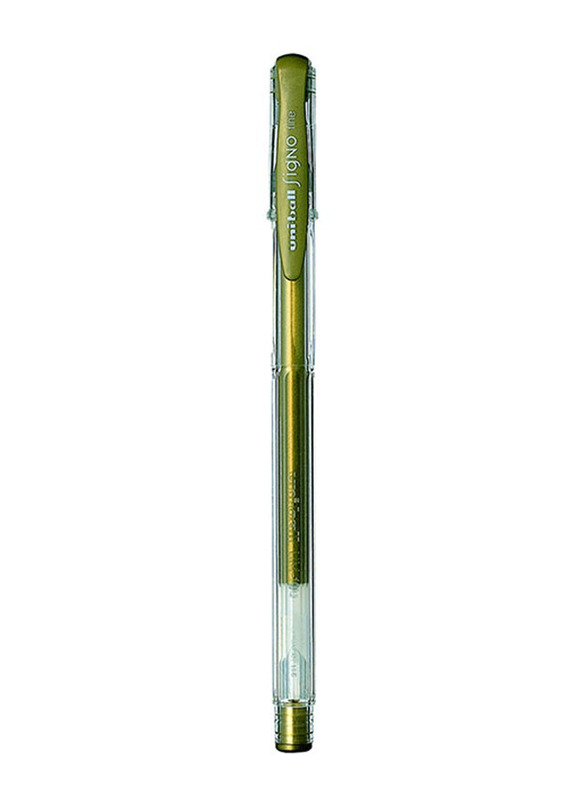 Uniball Signo Roller Gel-Ink Pen, Gold