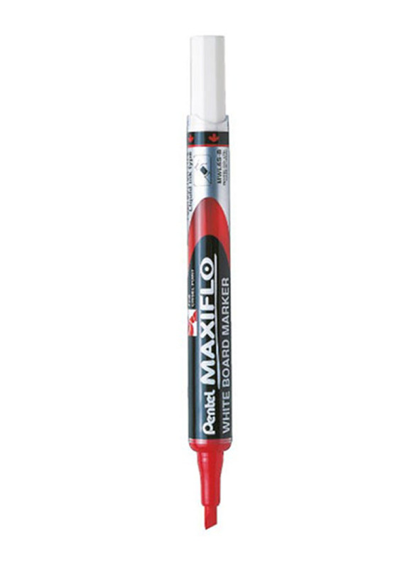 Pentel Maxiflo Whiteboard Marker Pen, Red