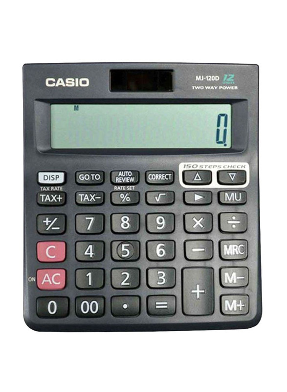 Casio 12-Digit Financial And Business Calculator, Grey