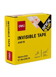 Deli Invisible Magic Tape, 12 Pieces, White