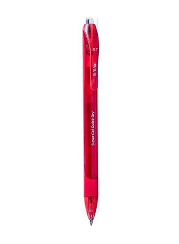 Maxi 12-Piece Gel Pen Set, Red