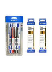Maxi 32-Piece Pen & Pencil Set, Multicolour