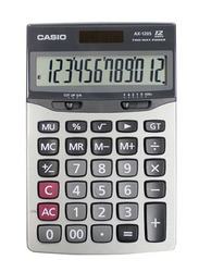 Casio Essential Practical Calculator, Grey/White