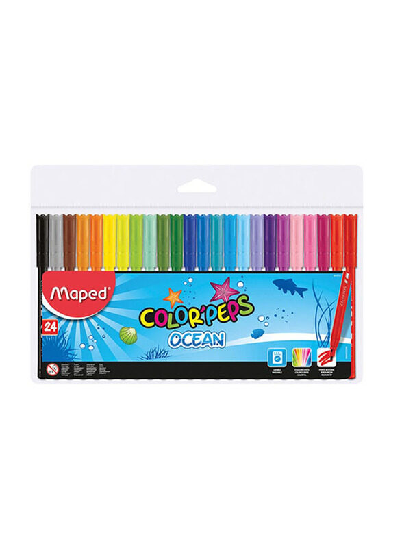 

Maped Color'Peps Ocean Sketch Pen Set, 24 Pieces, Multicolour