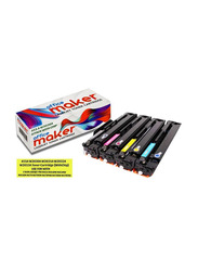 Office Maker 415A Multicolour Toner Cartridge, 4 Pieces