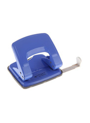 Kangaro Adjustable Paper Punching Machine, Blue/White