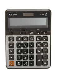 Casio 12-Digit Standard Basic Calculator, Grey/Black