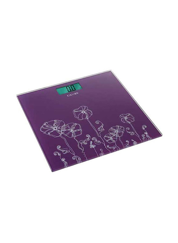 Camry Body Digital Scale, 3.3 x 33.8 x 32.5cm, Purple/White