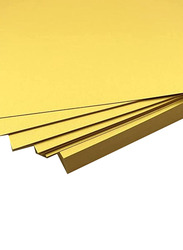 Shiny Thick Paper, 10 Sheets, 285 GSM, A4 Size, Gold