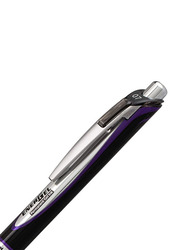 Pentel 12-Piece 0.7mm EnerGel Permanent Gel Ink Pen, Violet